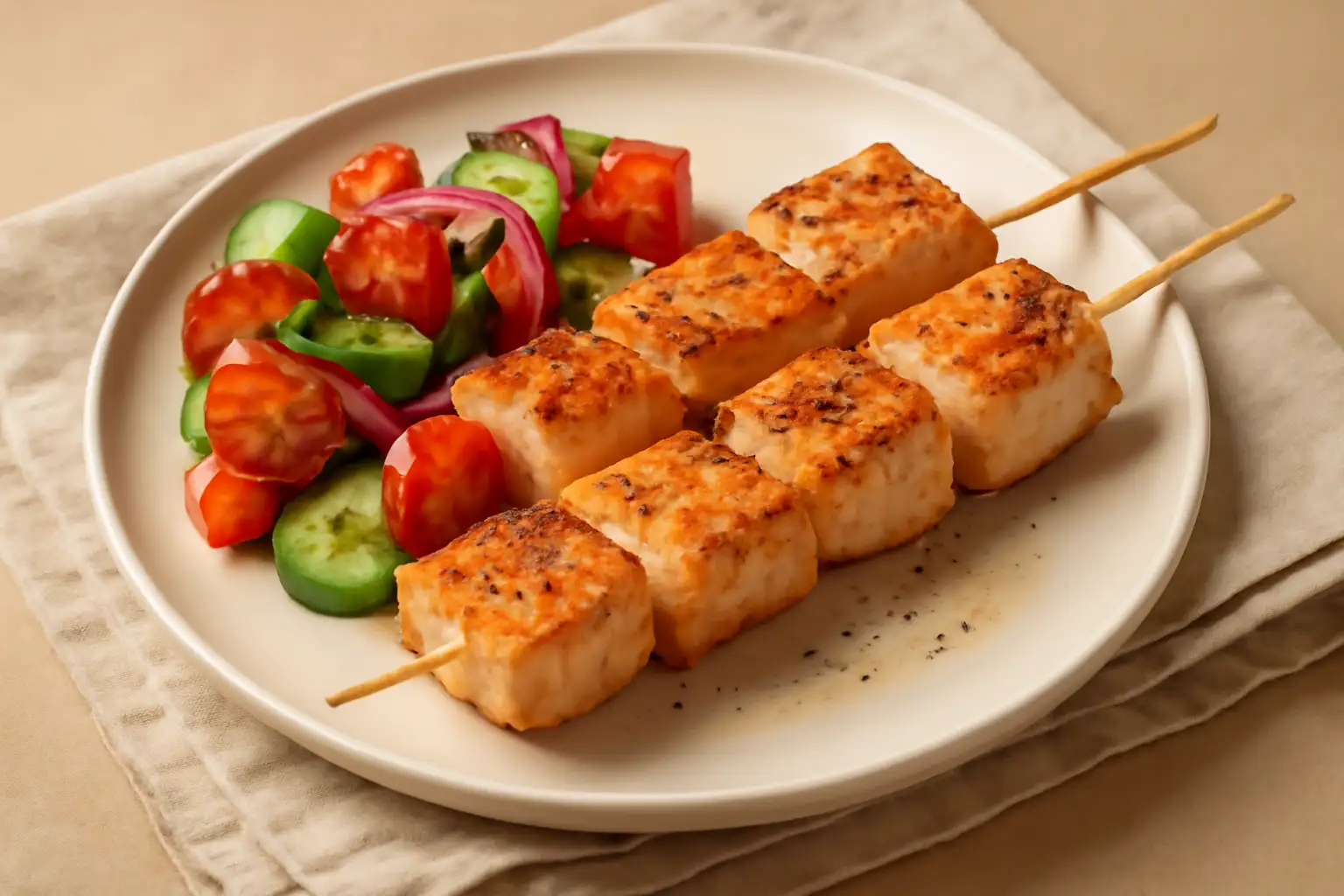 frigarui-de-peste-cu-salata-de-rosii-si-castraveti.webp exemplu de porție de rețetă pentru o persoană