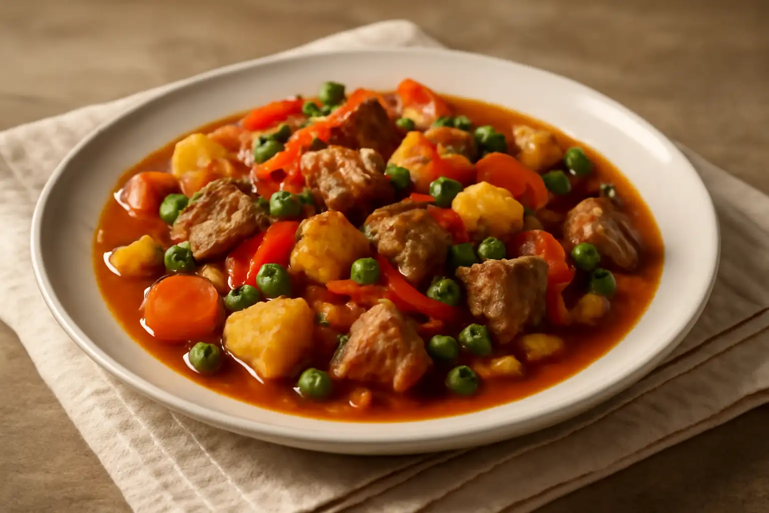 ghiveci-de-legume-cu-carne-de-porc.webp exemplu de porție de rețetă pentru o persoană