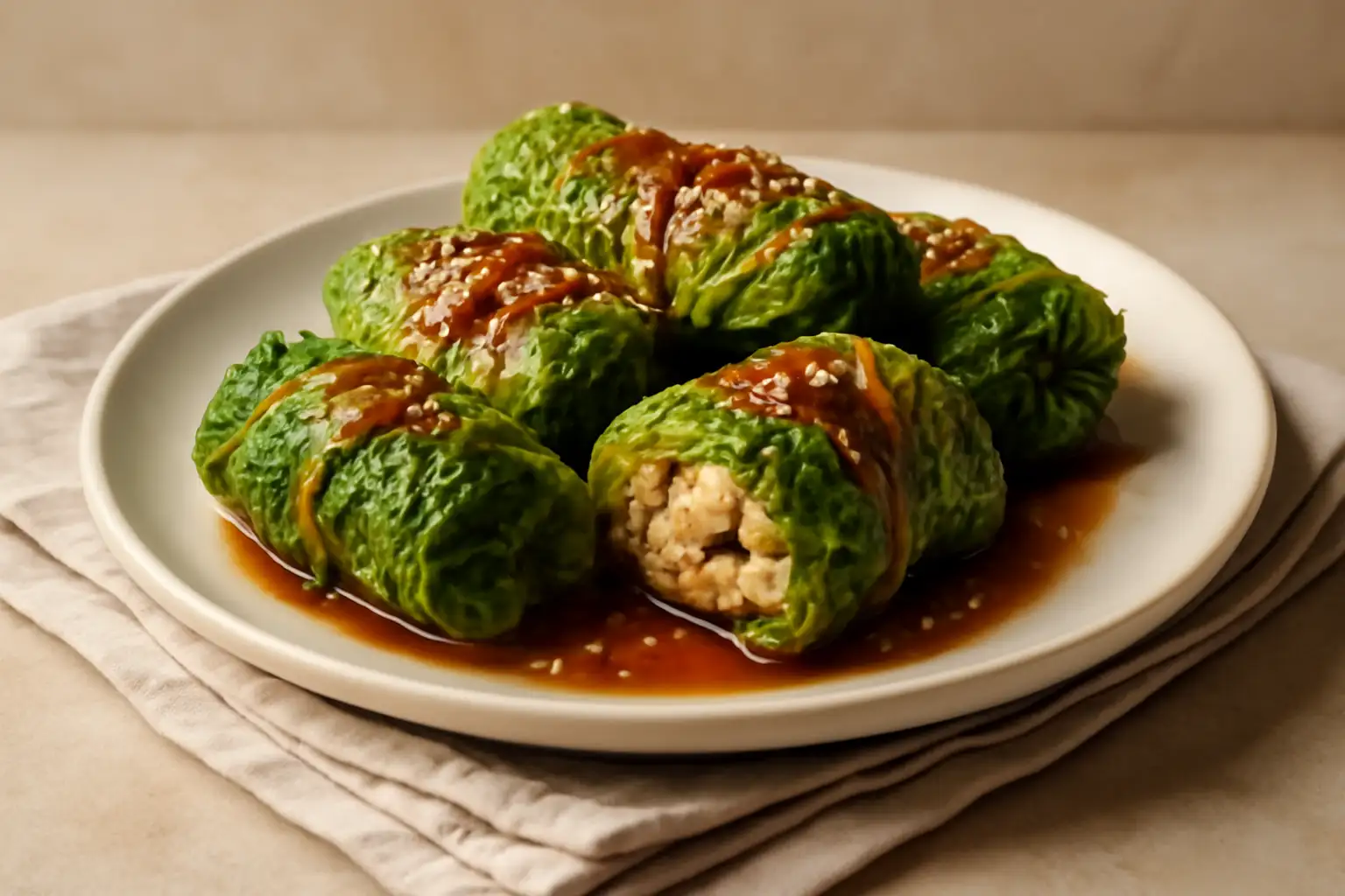sarmalute-din-varza-creata-cu-umplutura-din-carne-de-pui.webp exemplu de porție de rețetă pentru o persoană