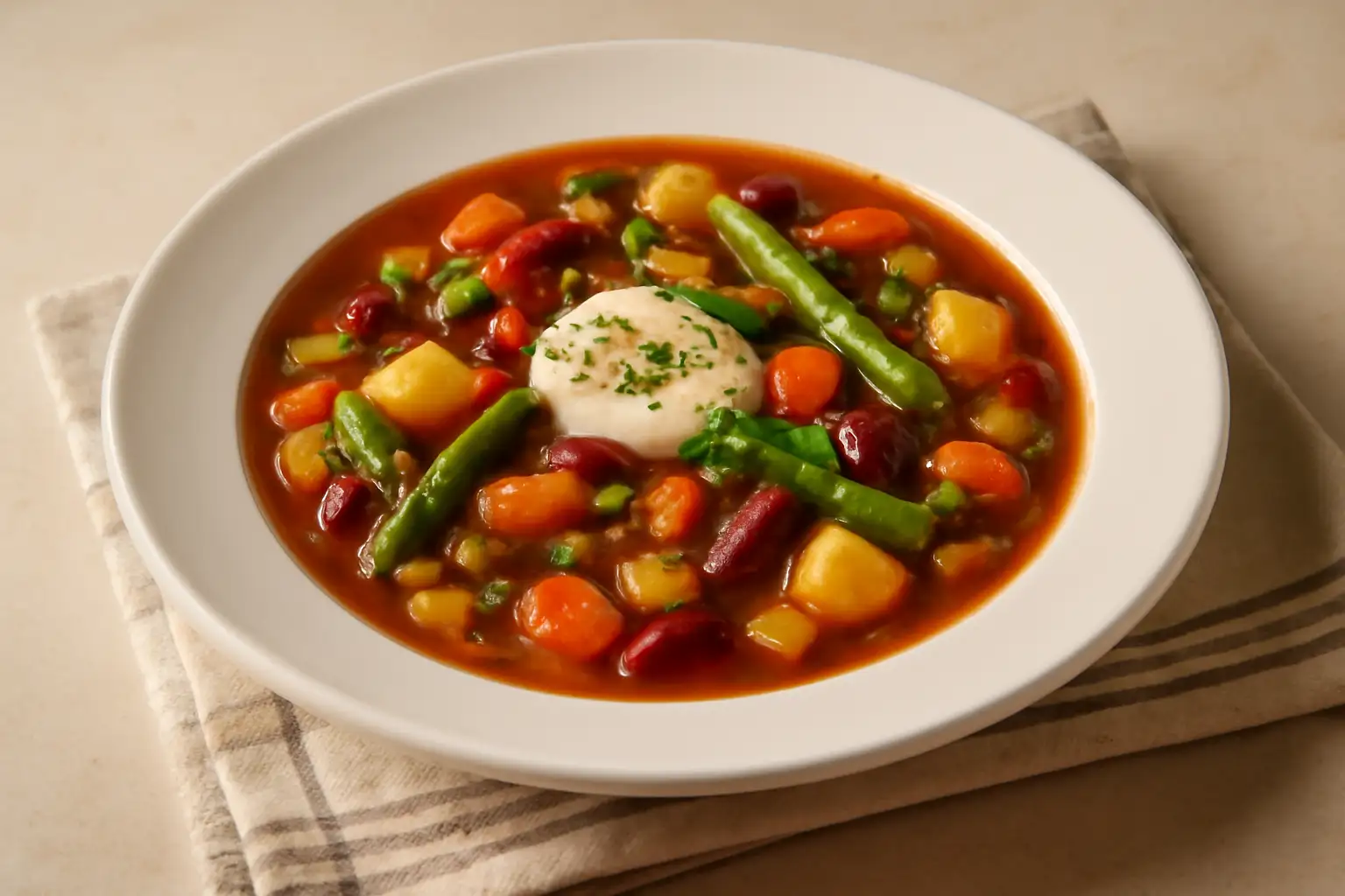 supa-minestrone.webp exemplu de porție de rețetă pentru o persoană